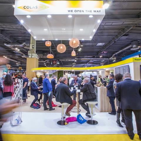 Illustration of Colas présente ses produits et innovations au Salon des Maires et des Collectivités Locales du 22 au 24 novembre 2022