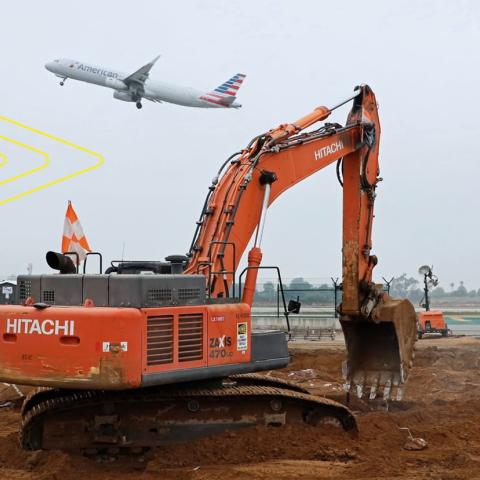 Illustration of Colas remporte un nouveau contrat de reconstruction à l’aéroport international de Los Angeles