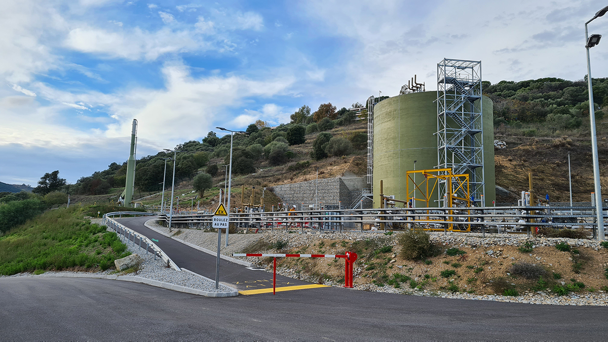 Nouvelle station de gaz en Corse : Spac réalise un projet EPC de référence à Loretto