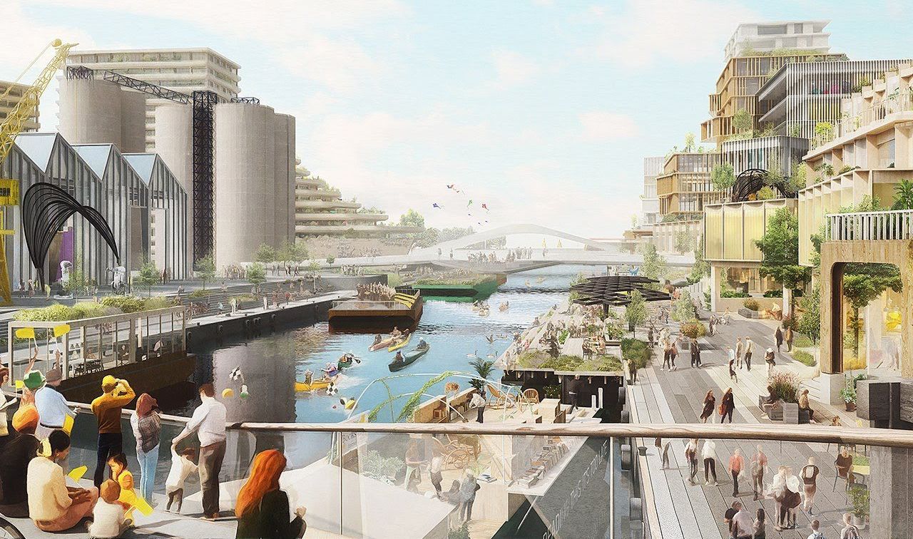 Visualisation architecturale pour un projet de développement urbain