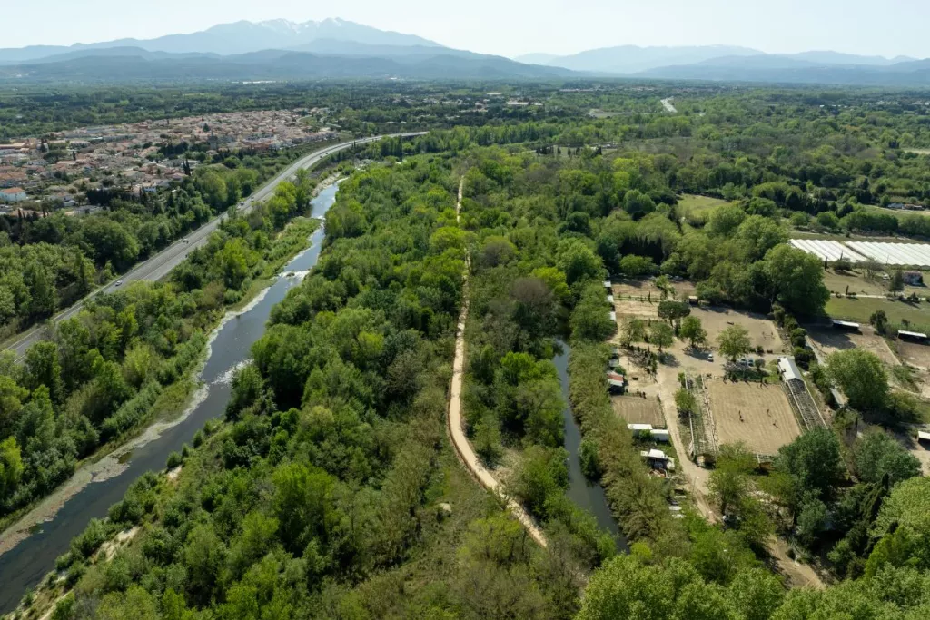 Piste cyclable en Urbalith  - Perpignan