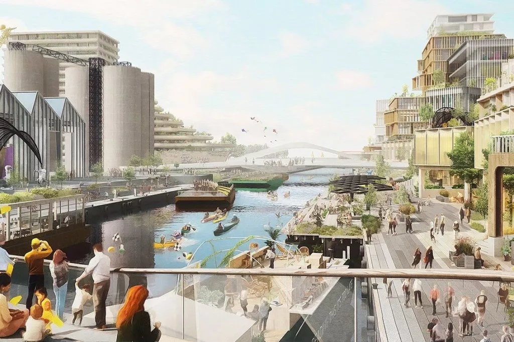 Visualisation architecturale pour un projet de développement urbain