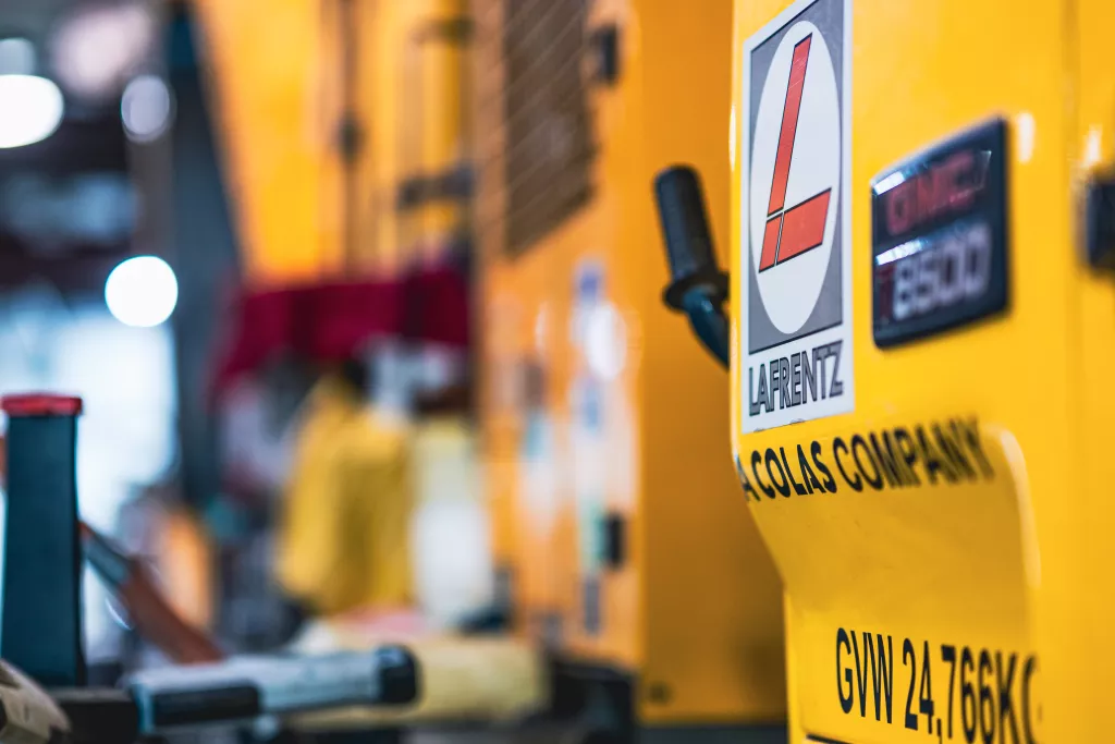 Lafrentz Road Marking