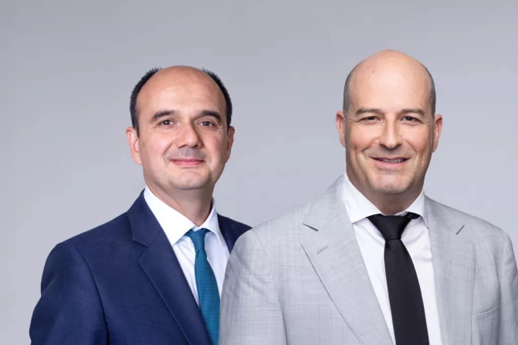 Photo officielle de Hervé Le Joliff et François Vachon