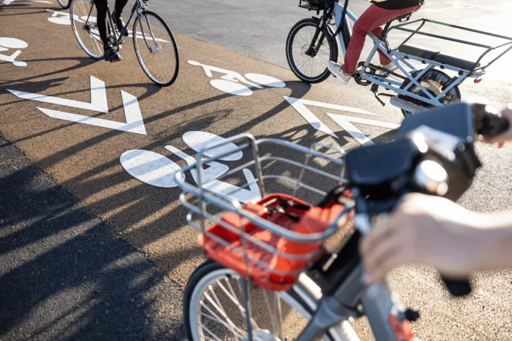 Réseau Express Vélo à Lyon
