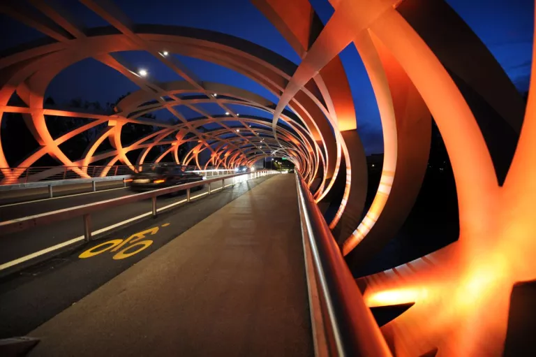 Image of Genève, Suisse (2012) – Aménagement du pont Hans-Wilsdorf  Illustration of Genève, Suisse (2012) – Aménagement du pont Hans-Wilsdorf
