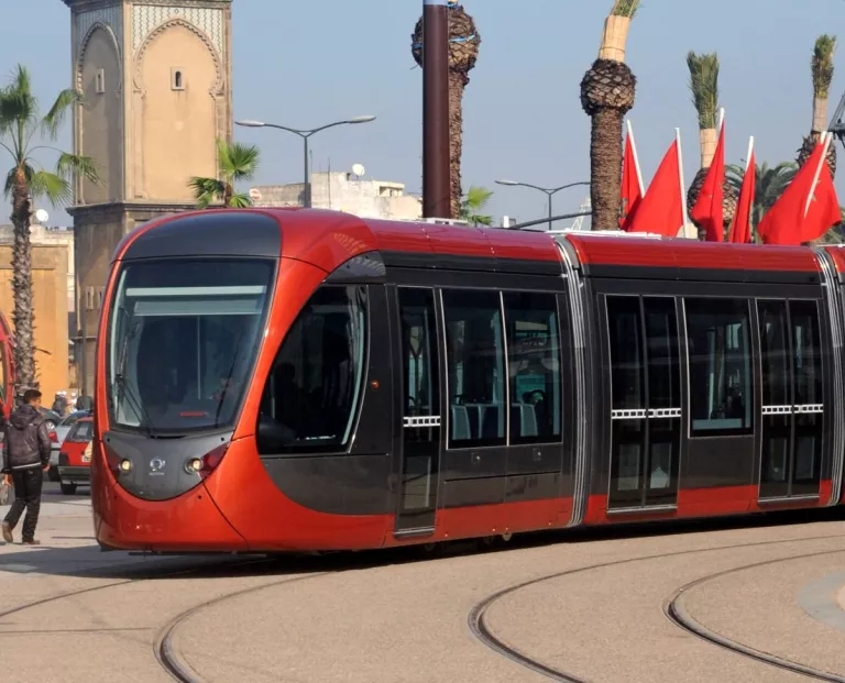 Image of Casablanca, Maroc (2012) – Première ligne de tramway  Illustration of Casablanca, Maroc (2012) – Première ligne de tramway