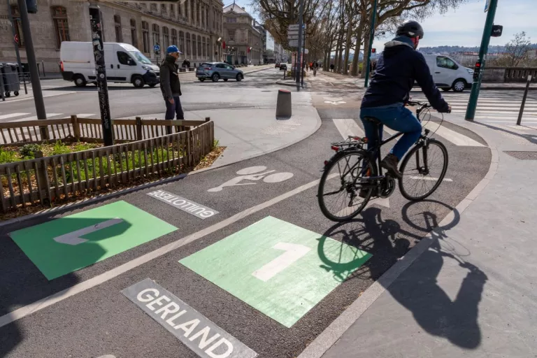 Réseau Express Vélo à Lyon