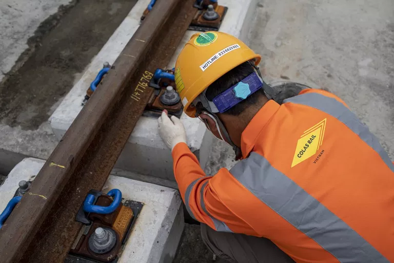 Chantier metro Hanoi