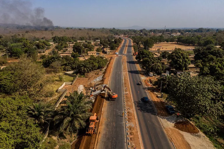 Chantier route du nord