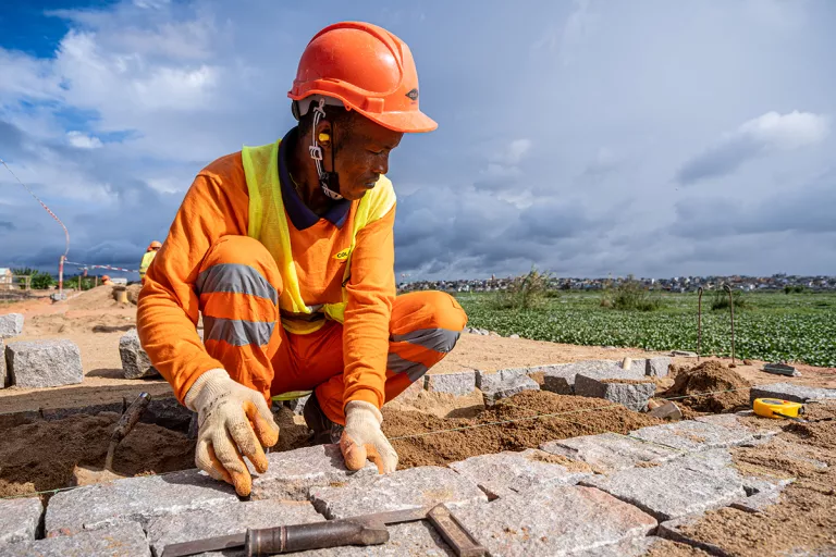 Madagascar ruelles d'Antananarivo