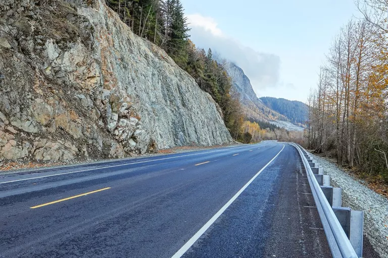 Route en Alaska