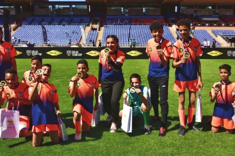 Match de football des enfants de l'association Al karam
