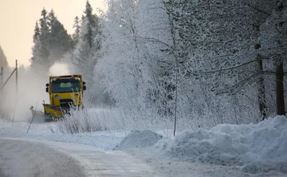 Entretien hivernal des routes en Finlande