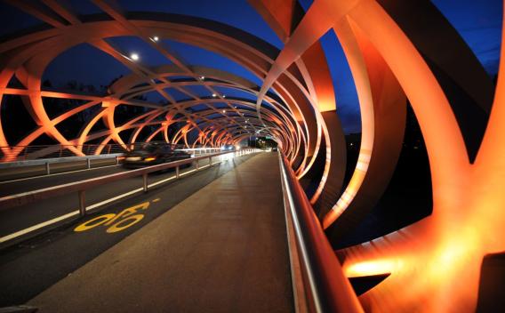 Suisse - Pont Hans-Wilsdorf Genève