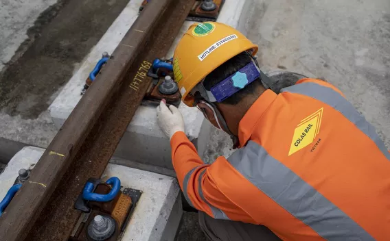 Chantier metro Hanoi