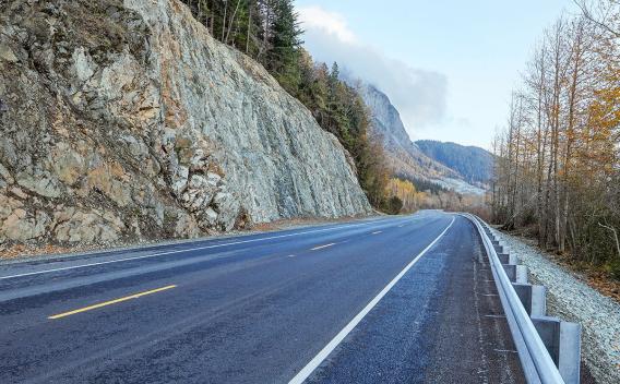 Route en Alaska