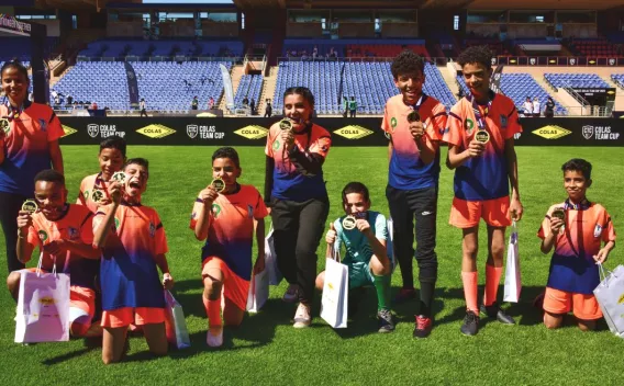 Match de football des enfants de l'association Al karam