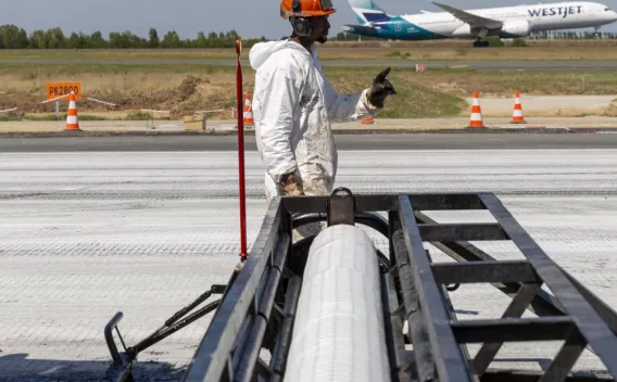 Réhabilitation de la piste 1 de l'aéroport de Roissy - Charles de Gaulle