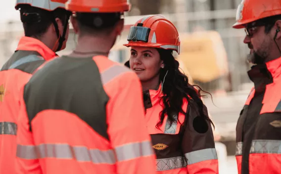 Chantier de T2 devant Prism’