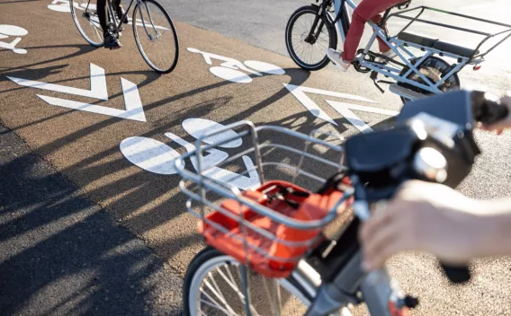 Réseau Express Vélo à Lyon