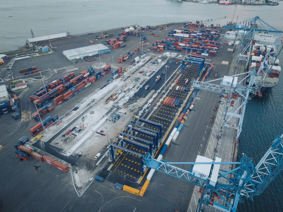 Modernisation du terminal de CMA-CGM du port du Jarry en Guadeloupe