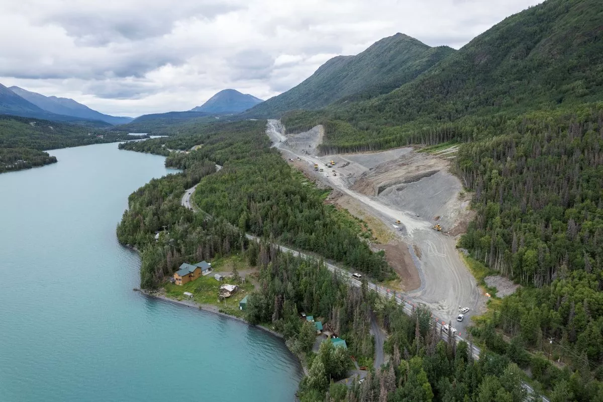 Réaménagement de la Sterling Highway - Alaska