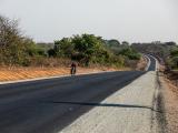 Chantier de la route du nord en cote d'ivoire