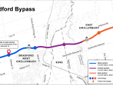 Carte du projet Bradford Bypass de The Miller Group