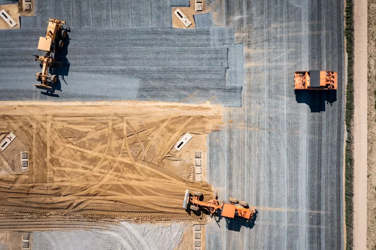 Construction of a logistics hub in Fontaine