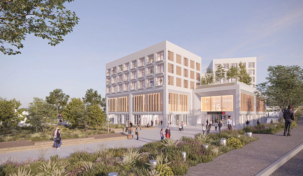 Metro station building