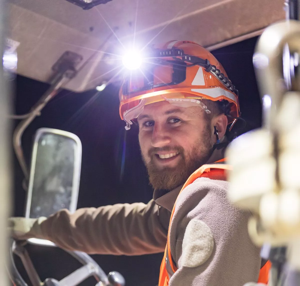 Employee on worksite