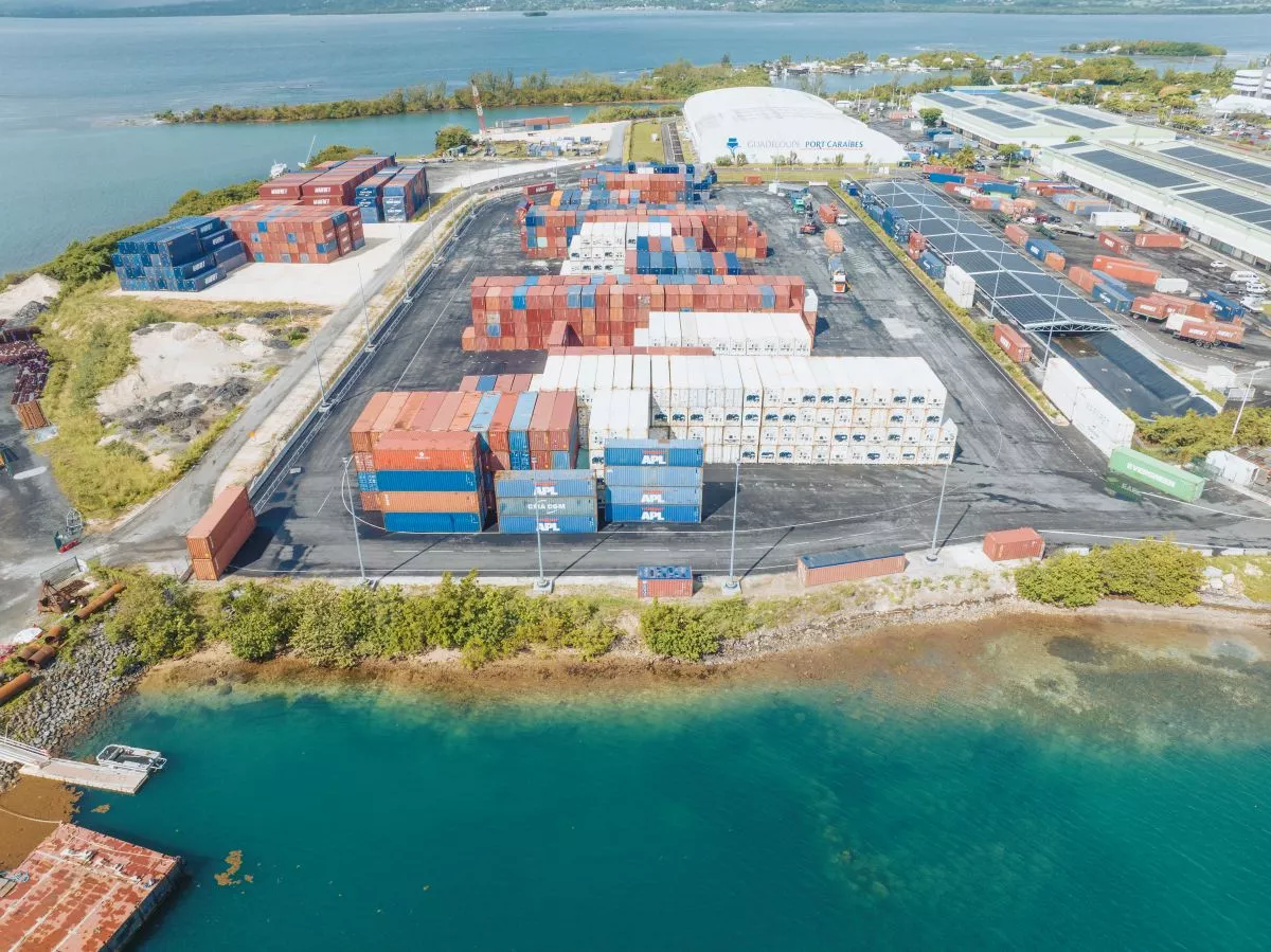 Modernisation du terminal de CMA-CGM du port du Jarry en Guadeloupe