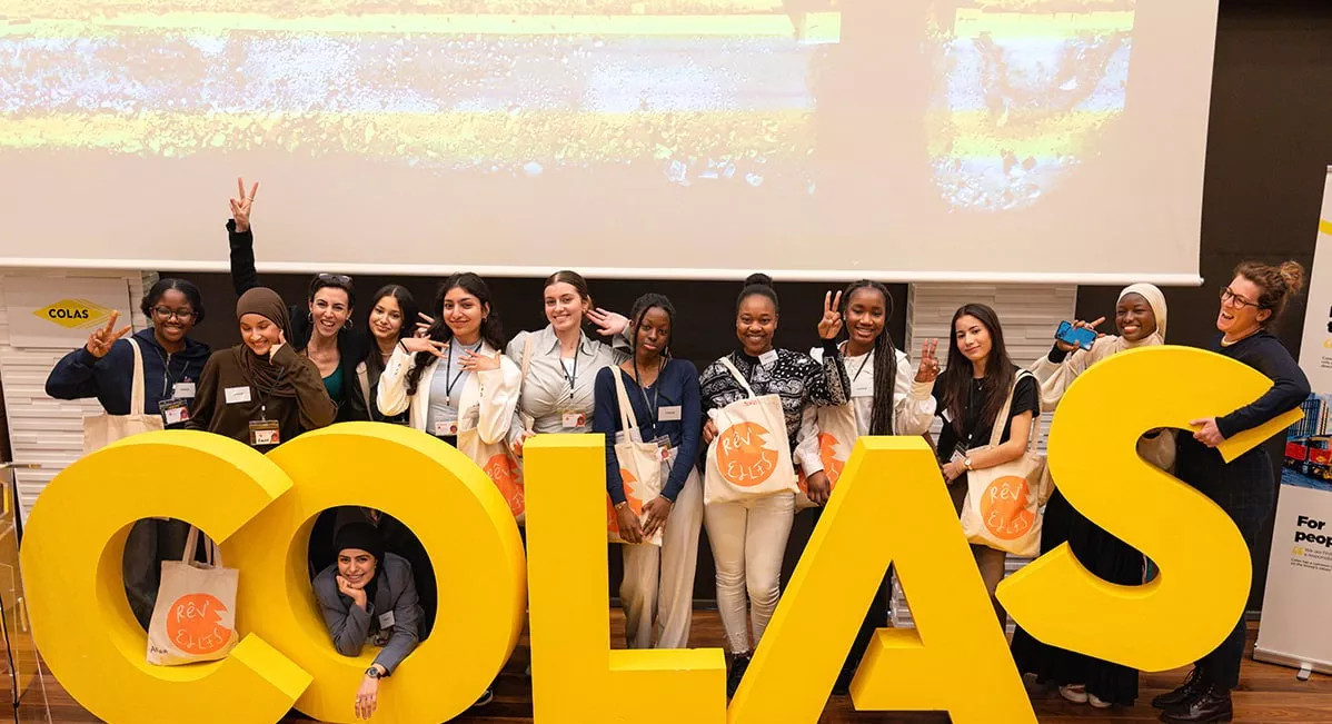 Group of women with COLAS in big letters