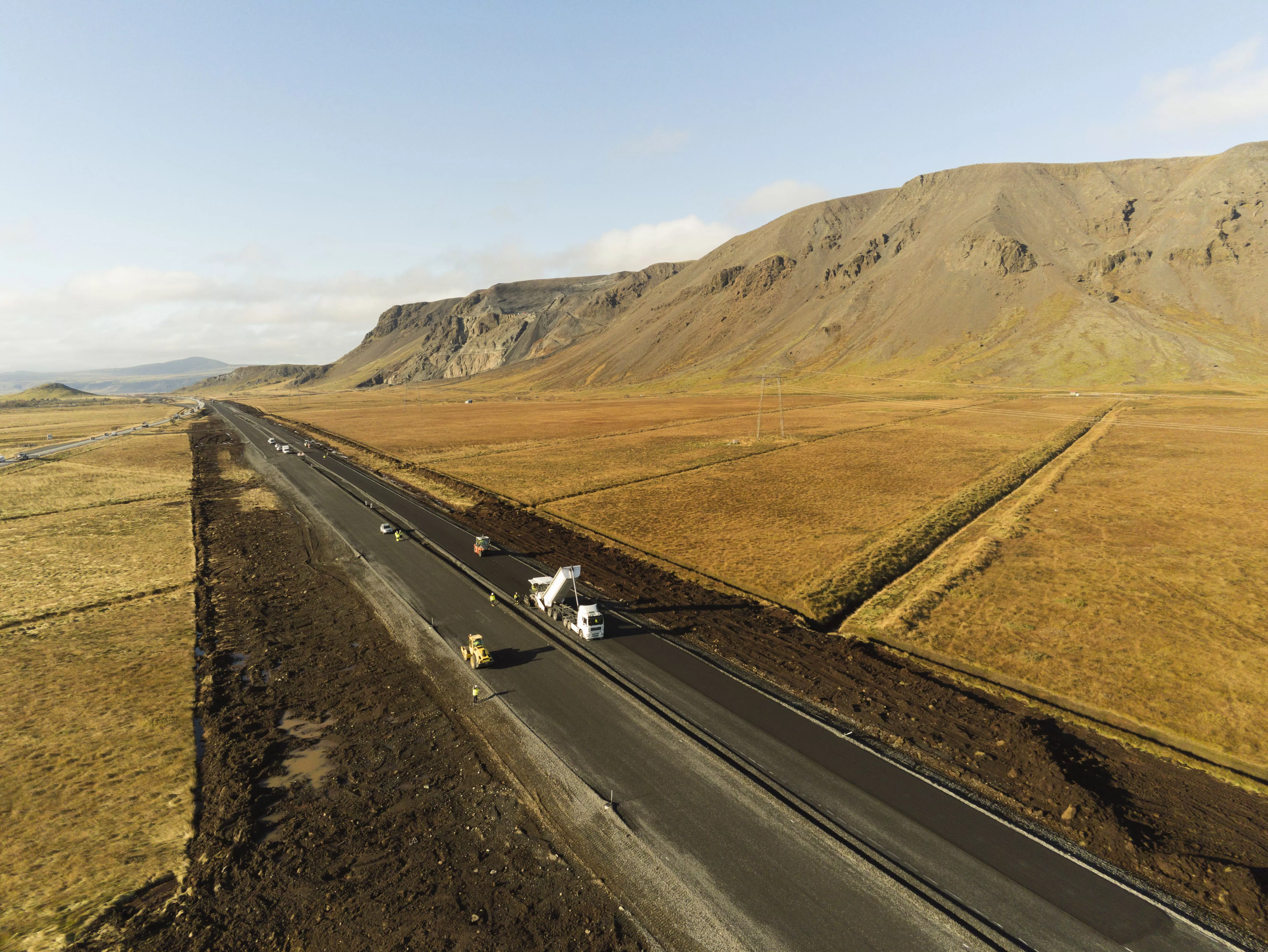Iceland : Recycling to improve roads
