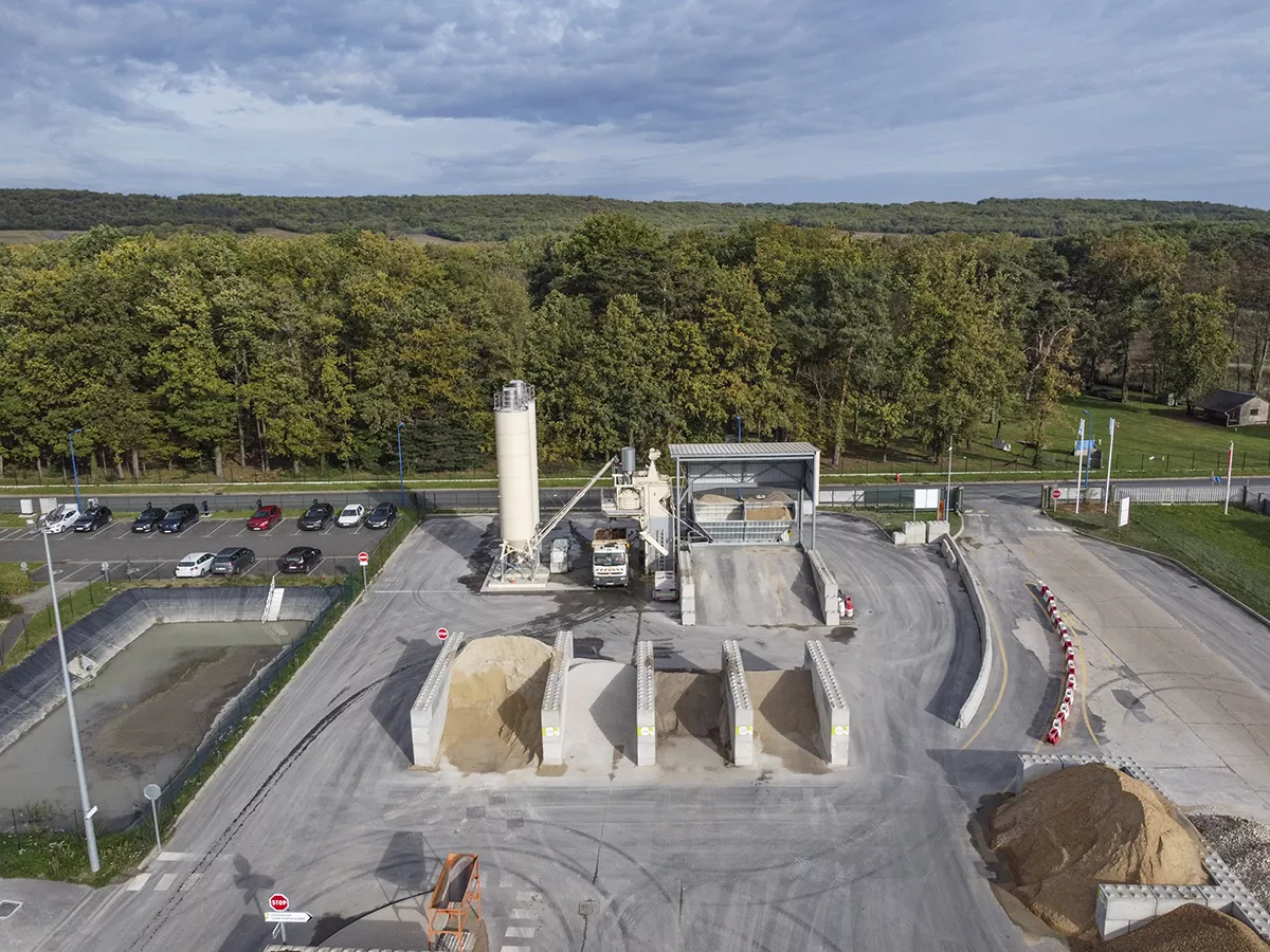 Production center within nature