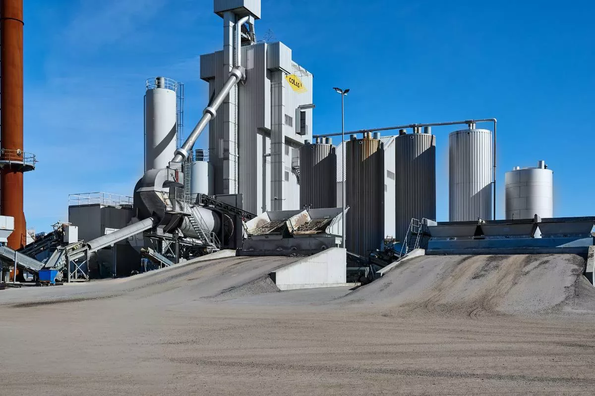 Asphalt plant in Horsens, Denmark