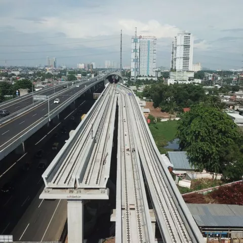 Illustration of A Modern Metro for Jakarta