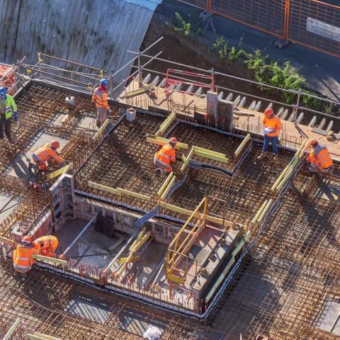 Illustration of Construction of Intergenerational Housing