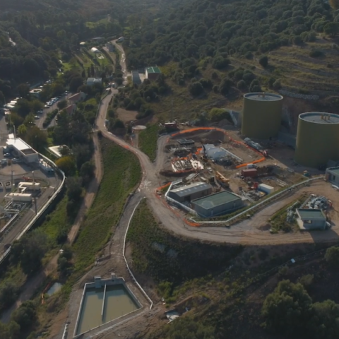 Illustration of A New Gas Station in Corsica