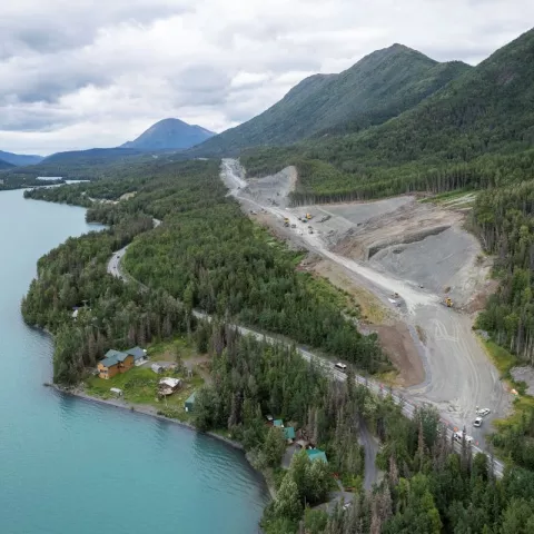 Image of Une déviation attendue en Alaska Illustration of Une déviation attendue en Alaska