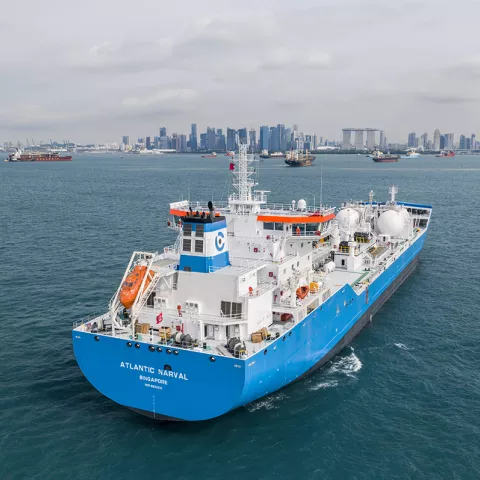 Image of Colas builds a complete footprint across the bitumen value chain with two new tankers Illustration of Colas builds a complete footprint across the bitumen value chain with two new tankers