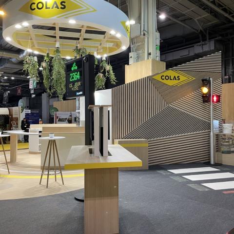 Illustration of Colas présente ses produits et innovations au Salon des Maires et des Collectivités Locales du 21 au 23 novembre 2023