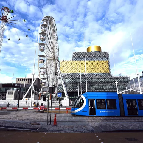 Illustration of Un tram à Birmingham
