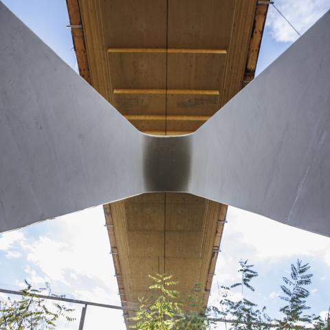 Illustration of Une passerelle au Bourget : relier les territoires grâce aux mobilités douces 