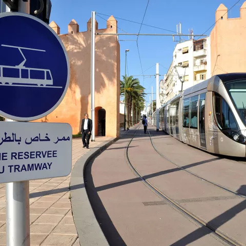 Image of Colas remporte le contrat de construction de l’extension de la ligne 2 du tramway de Rabat (Maroc) Illustration of Colas remporte le contrat de construction de l’extension de la ligne 2 du tramway de Rabat (Maroc)