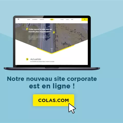 Image of Colas dévoile son nouveau site corporate : une expérience digitale au cœur de son ADN et de ses engagements Illustration of Colas dévoile son nouveau site corporate : une expérience digitale au cœur de son ADN et de ses engagements