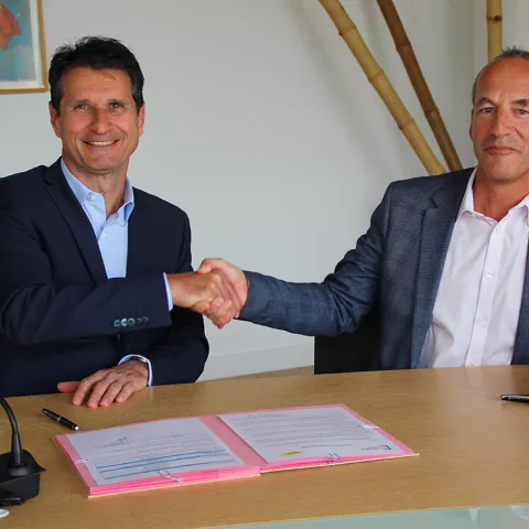 Illustration of Le groupe Colas et Centrale Nantes renforcent leur partenariat autour des métiers des travaux publics 