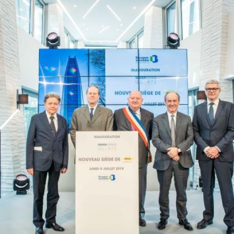 Illustration of Inauguration de Green Office Quartz à Issy les-Moulineaux, siège social de Colas 