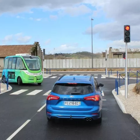 Illustration of Inauguration de Transpolis, ville-laboratoire dédiée à la mobilité urbaine